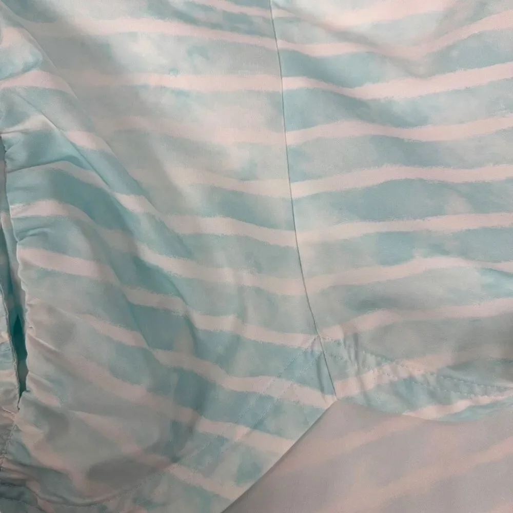 Chico's Zenergy Watercolor-Stripe Jacket size Large
